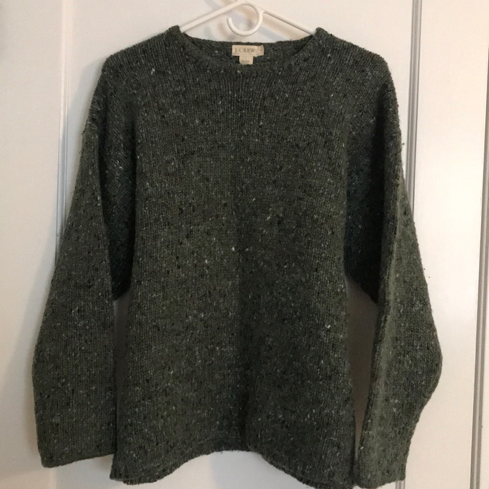 J. Crew | Green Sweater - 100% Wool